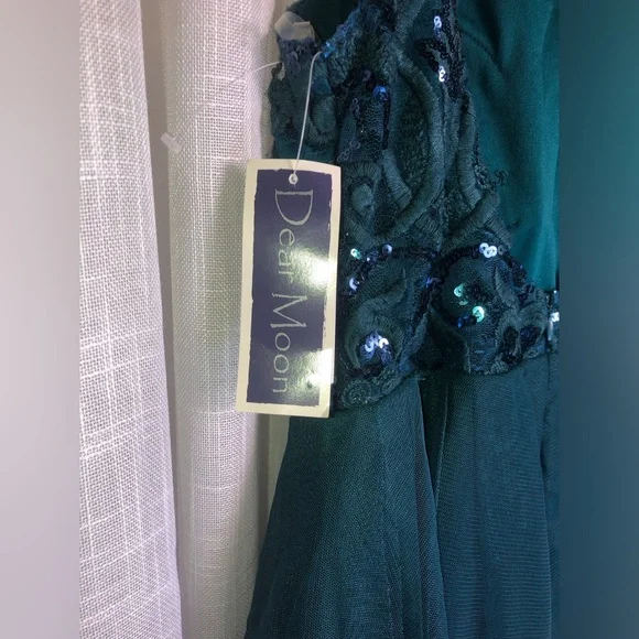 Dear Moon Deep Teal Dress - Picture 13 of 15